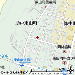 栃木県足利市助戸東山町907-3周辺の地図