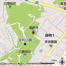 福厳寺周辺の地図