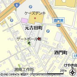 茨城県水戸市元吉田町1940-19周辺の地図