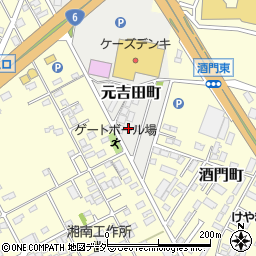 茨城県水戸市元吉田町1938-5周辺の地図
