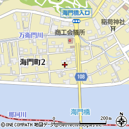 茨城県ひたちなか市海門町周辺の地図
