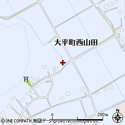 栃木県栃木市大平町西山田2962周辺の地図