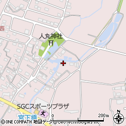 栃木県佐野市小中町1087周辺の地図