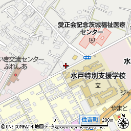 茨城県水戸市元吉田町1873-1周辺の地図