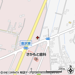 栃木県小山市喜沢457周辺の地図
