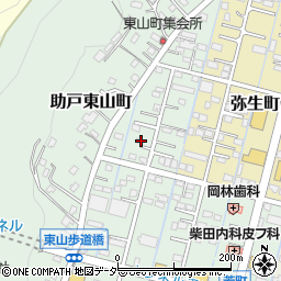 栃木県足利市助戸東山町906-1周辺の地図