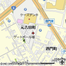 茨城県水戸市元吉田町1940-21周辺の地図