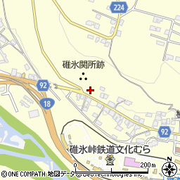 碓氷関史料館周辺の地図