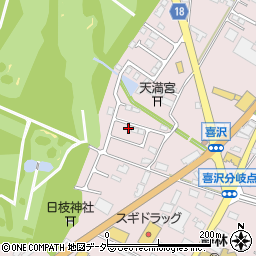 栃木県小山市喜沢1148周辺の地図