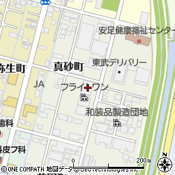 栃木県足利市真砂町42周辺の地図