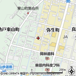 栃木県足利市弥生町59周辺の地図