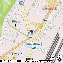 栃木県小山市喜沢743周辺の地図