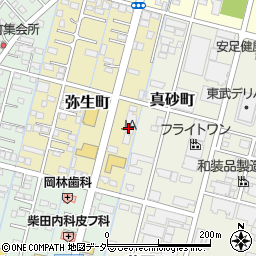栃木県足利市弥生町20周辺の地図