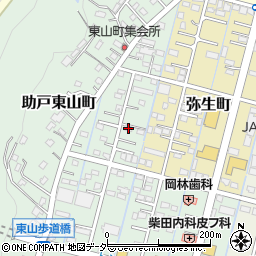 栃木県足利市助戸東山町872-7周辺の地図