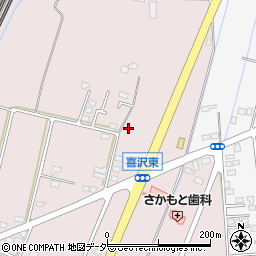 栃木県小山市喜沢459周辺の地図