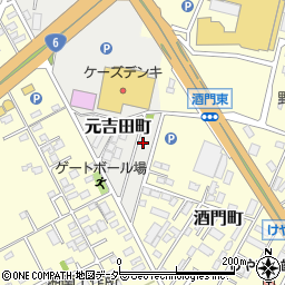 茨城県水戸市元吉田町1940-22周辺の地図