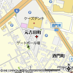 茨城県水戸市元吉田町1940-11周辺の地図