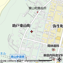 栃木県足利市助戸東山町905周辺の地図