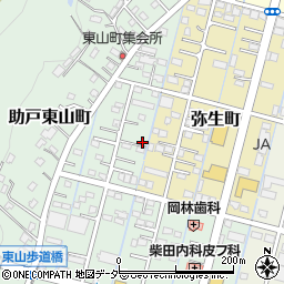 栃木県足利市助戸東山町872周辺の地図