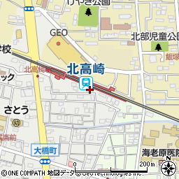 ジュネス北駅周辺の地図