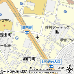 ファミリーマート水戸南インター店周辺の地図