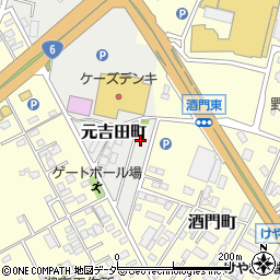 茨城県水戸市元吉田町1940-23周辺の地図