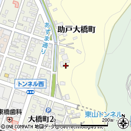 栃木県足利市助戸大橋町1950周辺の地図