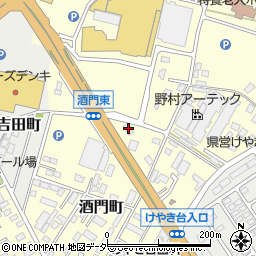 ファミリーマート水戸南インター店周辺の地図