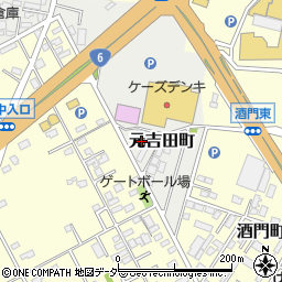 茨城県水戸市元吉田町1933周辺の地図