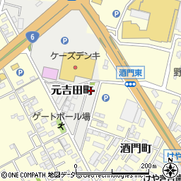 茨城県水戸市元吉田町1940-24周辺の地図