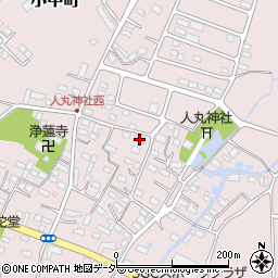 栃木県佐野市小中町1054周辺の地図
