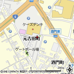 茨城県水戸市元吉田町1940-3周辺の地図