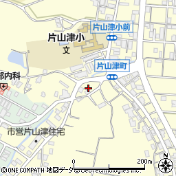 石川県加賀市片山津町テ周辺の地図