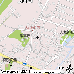栃木県佐野市小中町1005周辺の地図