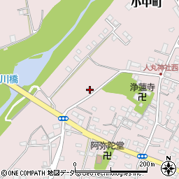 栃木県佐野市小中町1334周辺の地図