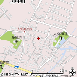 栃木県佐野市小中町1008周辺の地図