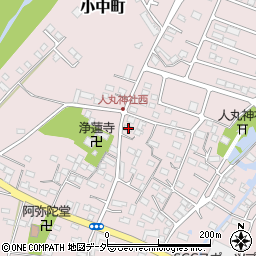 栃木県佐野市小中町1002周辺の地図