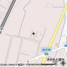 栃木県小山市喜沢476周辺の地図