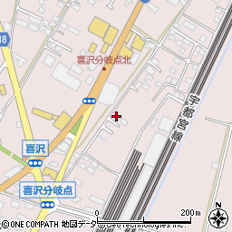 栃木県小山市喜沢544周辺の地図