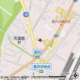 栃木県小山市喜沢745周辺の地図