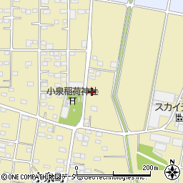 小泉区会議所周辺の地図