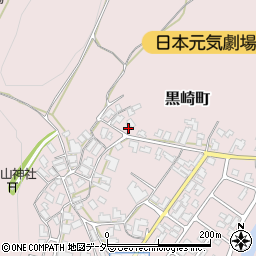 石川県加賀市黒崎町ウ周辺の地図