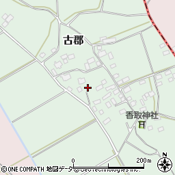 茨城県筑西市古郡267周辺の地図