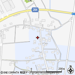 茨城県筑西市五所宮965周辺の地図