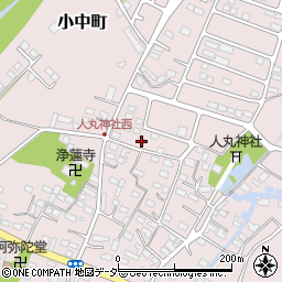 栃木県佐野市小中町1307周辺の地図