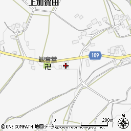 茨城県笠間市上加賀田1483周辺の地図