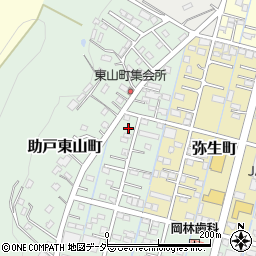 栃木県足利市助戸東山町902周辺の地図
