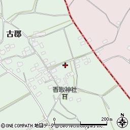 茨城県筑西市古郡402周辺の地図