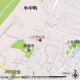 栃木県佐野市小中町1312周辺の地図