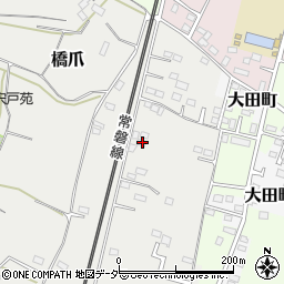 茨城県笠間市橋爪999周辺の地図